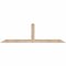 Ekena Millwork Portland Smooth Timber Gable Bracket, Douglas Fir, 72"W x 21"H x 3 1/2"D x 3 1/2"F, 7/12 Pitch GBW072X21X0404POR00SDF - alternate 1